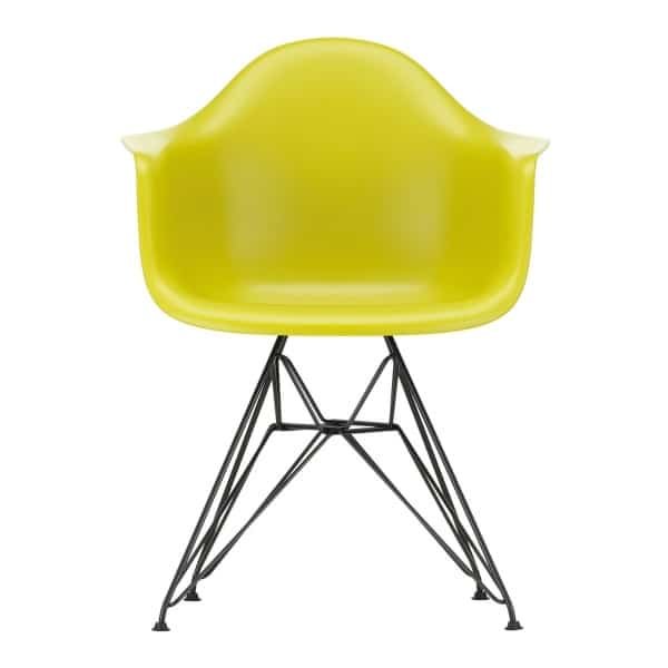 Vitra DAR Stoel Zwart / Mosterd