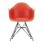 Vitra DAR Stoel Zwart / Rood