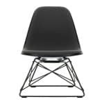 Vitra Eames Plastic Chair LSR - Ijsgrijs - Nero / Zwart