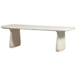 WOOOD Loggia Eettafel - Polymeer - Naturel - 75x240x100