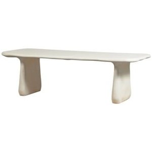 WOOOD Loggia Eettafel - Polymeer - Naturel - 75x240x100