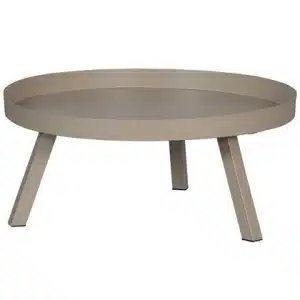 WOOOD Sunny Bijzettafel Buiten - Metaal - Mist - 35 x Ø 80 cm