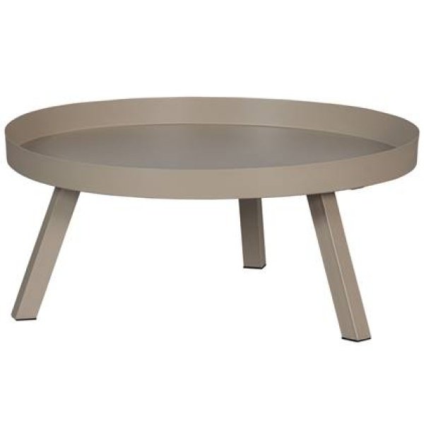WOOOD Sunny Bijzettafel Buiten - Metaal - Mist - 35 x Ø 80 cm