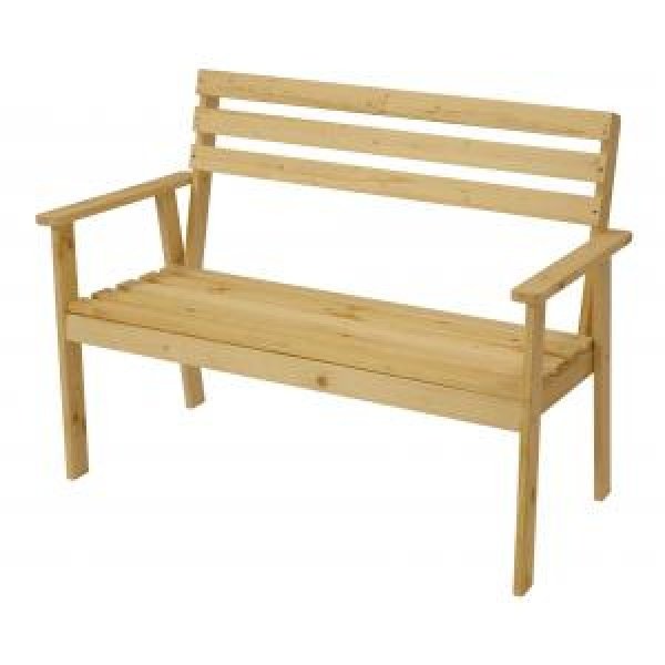 Wenen houten tuinbank - Grenen hout - Bruin Wenen houten tuinbank - Grenen hout - Bruin