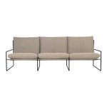 ferm LIVING Desert 3-zitsbank - Black Dolce - Dark Sand