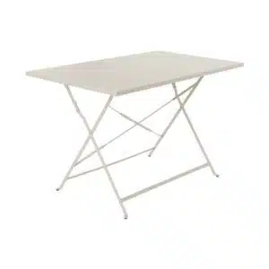sweeek - Inklapbare metalen bistrotafel 110 x 70cm, voor 4 personen