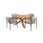 4 Seasons Allora terre / Prado ronde tuinset - Ø130 cm.