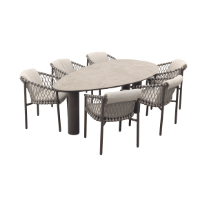 4 Seasons Allora/Arizona organische tuinset 240x120 cm. - zand/terre