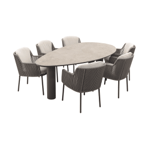 4 Seasons Bernini/Arizona organische tuinset 240x120 cm. - zand/terre