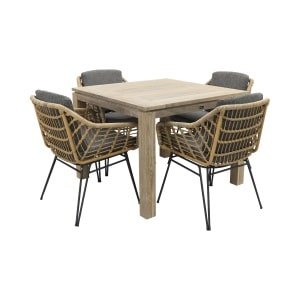 4 Seasons Cottage/Rome grey 100 cm. - tuinset 5-delig