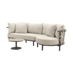 4 Seasons Ezra/Boaz 3-zits loungeset - Latte/Terre