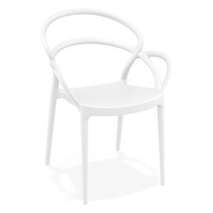 ALTEREGO JULIETTE Terras stoel - Wit