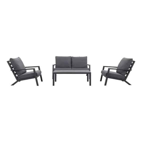 Atlanta stoel-bank loungeset - 4-delig