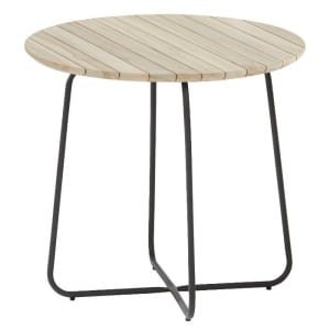 Axel Bistro Dining Tafel Teak dia. 73 cm - 4so