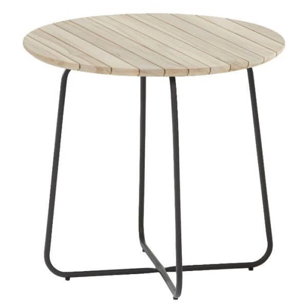 Axel Bistro Dining Tafel Teak dia. 73 cm - 4so