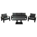 Benton Sofa Loungeset Antraciet - Buitengewoon de boet