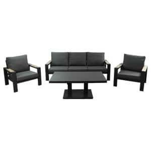 Benton Sofa Loungeset Antraciet - Buitengewoon de boet
