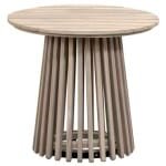 Bijzettafel Saône - acacia/greywash - 45xØ50 cm - Leen Bakker
