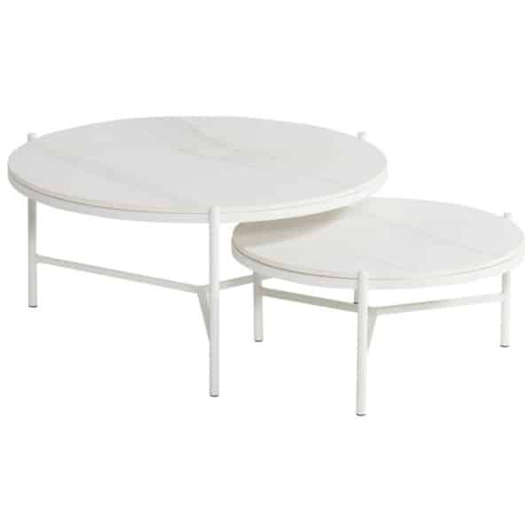 Carson koffietafel wit dia. 6 H 30 cm - Hartman
