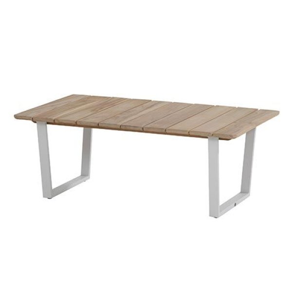 Cricket coffeetable teak top 120 x 70 cm - 4so