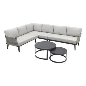 Durban/Rhodos loungeset - hoekbank - 3-delig