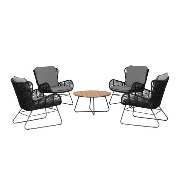 Exotan Grace stoel loungeset - 5-delig (OP=OP)