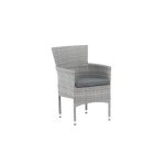 Fjôrd - Tuinstoel Grijs - Wicker - Malina - Set van 2