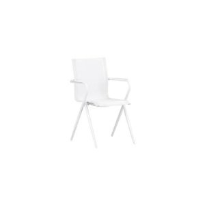 Fjôrd - Tuinstoel Wit - Aluminium - Alina - Set van 2