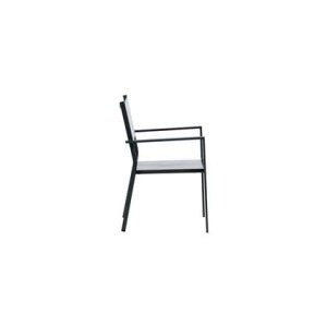 Fjôrd - Tuinstoel Wit|Grijs - Copacabana - Set van 2