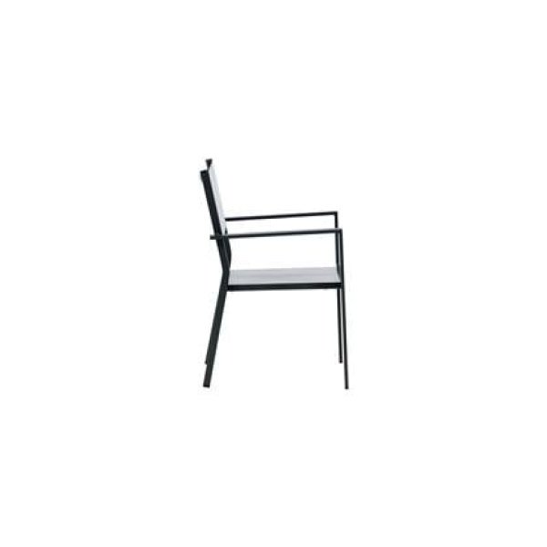 Fjôrd - Tuinstoel Wit|Grijs - Copacabana - Set van 2