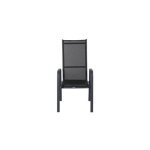 Fjôrd - Tuinstoel Zwart - Copacabana - Set van 2