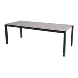 Goa Tafelframe Antracite Met HPL Tafelblad Slate Antracite 220 x 95 cm - 4so