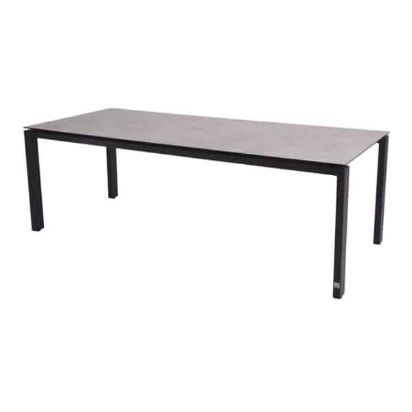 Goa Tafelframe Antracite Met HPL Tafelblad Slate Antracite 220 x 95 cm - 4so