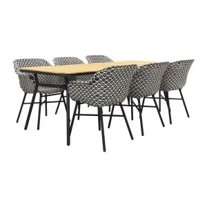 Hartman Delphine/Bella 220x95 cm. - 7-delige tuinset