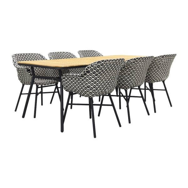 Hartman Delphine/Bella 220x95 cm. - 7-delige tuinset