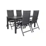 Hartman Napoli/Alma 160 cm. tuinset - 5-delig verstelbaar