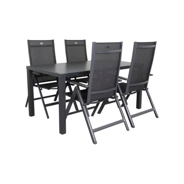 Hartman Napoli/Alma 160 cm. tuinset - 5-delig verstelbaar