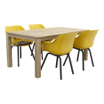Hartman Sophie Element Geel/Rome grey 170 cm. tuinset - 5-delig