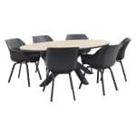 Hartman Sophie Element - Xerix / GI Edison 220 x 115 cm. tafel - ovale tuinset