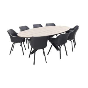 Hartman Sophie Element - Xerix / GI Edison 280x140 cm. tafel - ovale tuinset