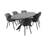 Hartman Sophie Element/Silva 240x115 cm. ovale tuinset - 7-delig
