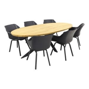 Hartman Sophie Element/Taste Prado Ellips 240x115 cm. tuinset - 7-delig