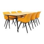 Hartman Sophie Studio Indian Orange/Bella 220x95 cm. - 7-delige tuinset