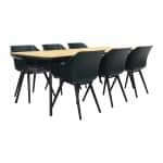 Hartman Sophie Studio Night green/Bella 220x95 cm. - 7-delige tuinset