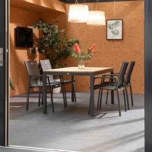 Hartman Uitschuifbare Tuintafel 'South Wales' 150/210 x 90cm