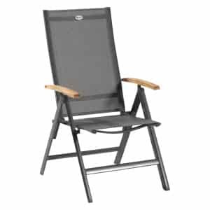 Hartman Verstelbare Tuinstoel Aruba Teakhout - Antraciet