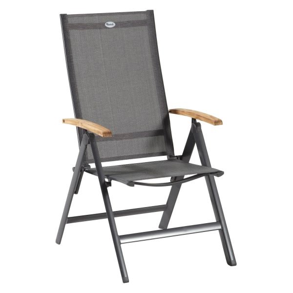Hartman Verstelbare Tuinstoel Aruba Teakhout - Antraciet