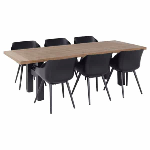 Hartman tuinset - Yasmani tuintafel 240 cm. + Sophie studio carbon black
