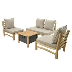 Havana Loungeset Teak - Buitengewoon de boet