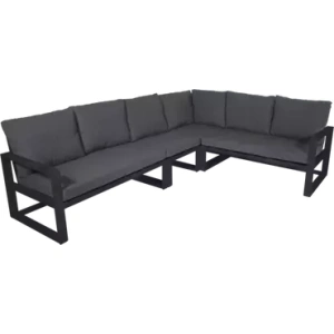Hoek Loungeset Buiten Tuin Pina Colada Negro Lesli Living